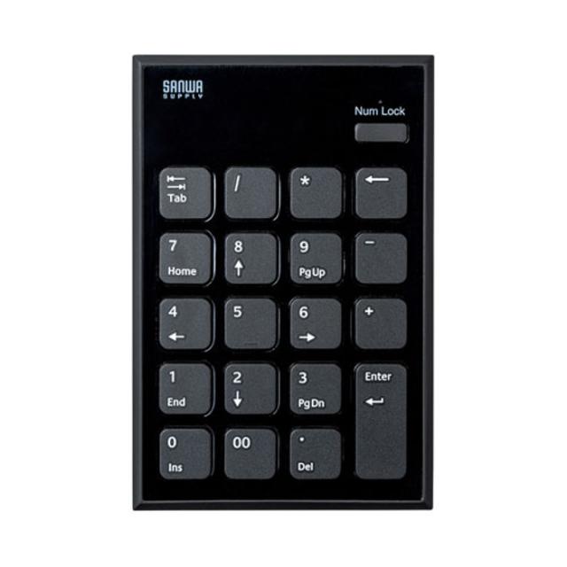 他サイト： 即納 代引不可 テンキー Bluetooth 3.0 ケーブルを気にせず使える パンダグラフ式 入力しやすい アイソレーション の商品画像
