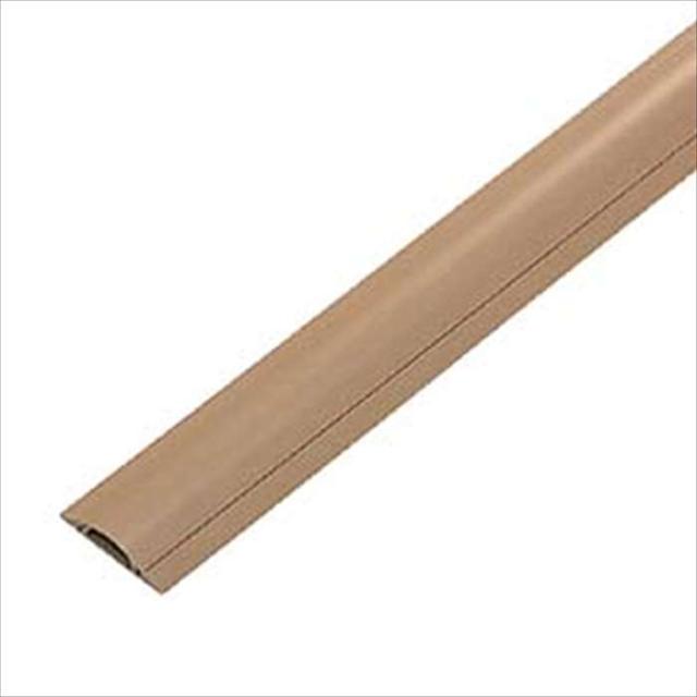他サイト： 即納 代引不可 ケーブルカバー ライトブラウン 1m ハードタイプ ケーブル保護 床配線用 ケーブルアクセサリー サンワサプライの商品画像
