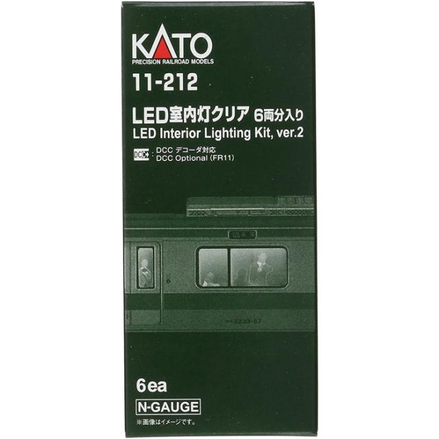 他サイト： Nゲージ LED室内灯クリア 6両分入 鉄道模型 オプション カトー KATO 11-212の商品画像