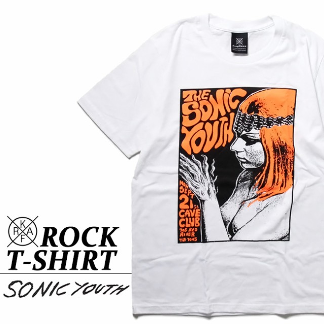 ロックtシャツ 半袖 Sonic Youth Tシャツ ソニックユース バンドtシャツ メンズ レディース ミュージック ファッション 白 綿の通販はau Pay マーケット T Link Au Pay マーケット店 商品ロットナンバー