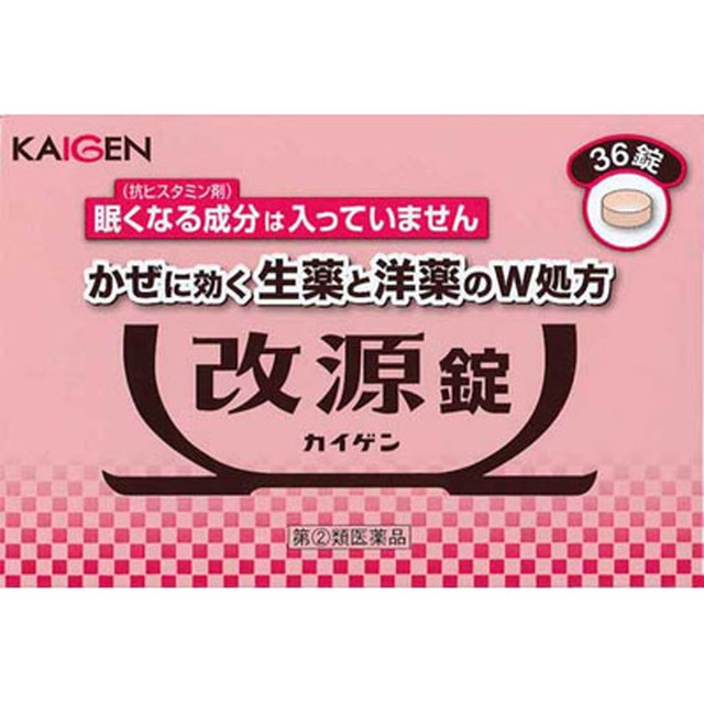 他サイト： 【指定第2類医薬品】改源錠(カイゲン) 36錠 【セルフメディケーション税制対象】の商品画像