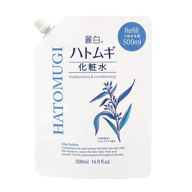 他サイト： 麗白 ハトムギ化粧水 詰替 500ml  の商品画像