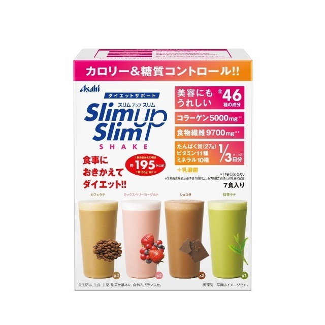 他サイト： ◆アサヒ スリムアップスリム シェイク 7食分の商品画像
