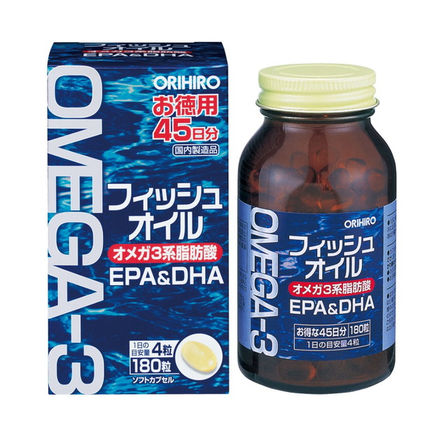 他サイト： ◆オリヒロ フィッシュオイル EPA&DHA 180粒の商品画像