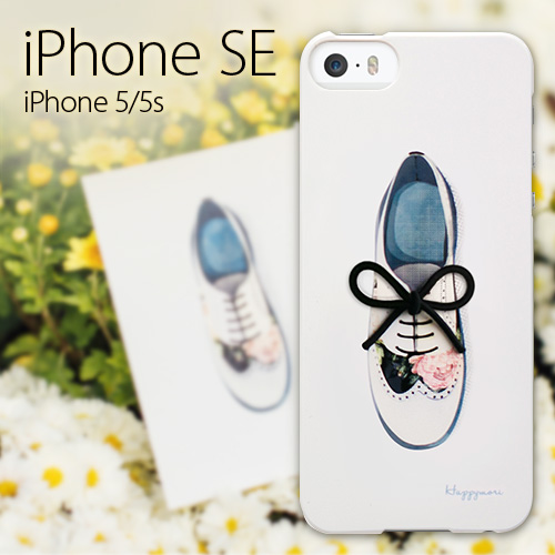 HAPPYMORI Happymori iPhone SE Flower Shoe Bar オックスフォード 取り寄せ商品