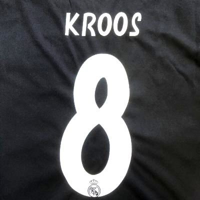 子供用 K027 19 レアルマドリード Kroos 8 クルース 黒グレー ゲームシャツ パンツ付 サッカー キッズ ジュニア ユニフォームの通販はau Pay マーケット 激安サッカーロロショップ