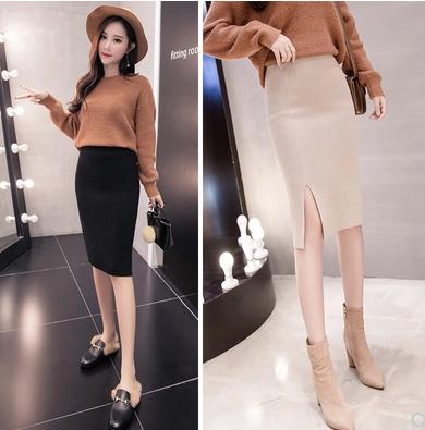 秋冬新作レディース セクシーなマーメイドラインスカートスリットペンシルスカート タイトストレッチ職業タイトスカート ニットの通販はau Pay マーケット ガソリンモール