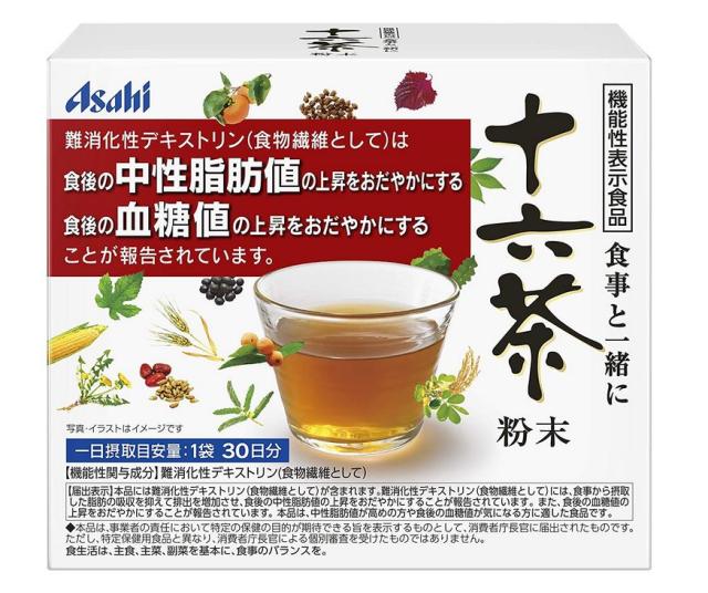 他サイト： アサヒ 食事と一緒に十六茶 粉末(7g×30袋)【機能性表示食品】の商品画像