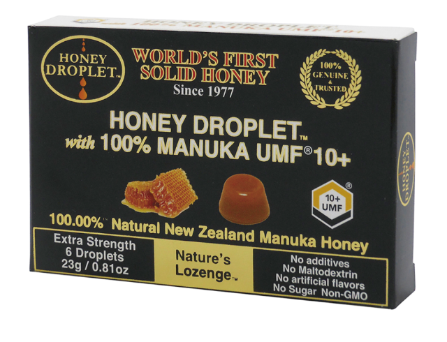 他サイト： 【14時までの注文で即日発送】ハニージャパン ハニードロップレットUMF10+ マヌカハニー 6粒 2個セット【メール便発送】の商品画像