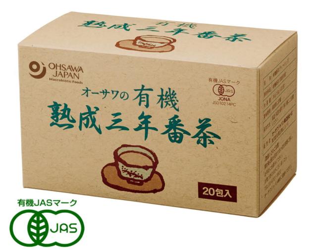 他サイト： オーサワの有機熟成三年番茶(ティーバッグ)36g(1.8g×20包)【有機JAS認定】オーサワジャパン【正規販売店】の商品画像