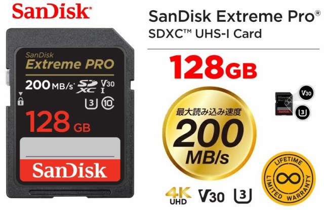 サンディスク 正規品 SDカード 64GB SDXC Class10 UHS-II V90 読取最大