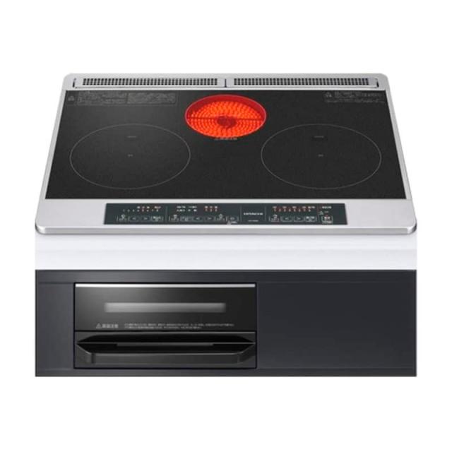 他サイト： IHクッキングヒーター 日立 3口 幅60cm ブラック HT-M6K-K 三口の商品画像