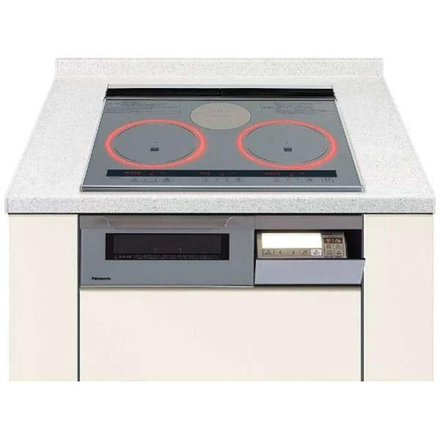 他サイト： パナソニック Panasonic ビルトインIHクッキングヒーター 幅60cm 光火力センサー シルバー/シルバー KZ-W16の商品画像