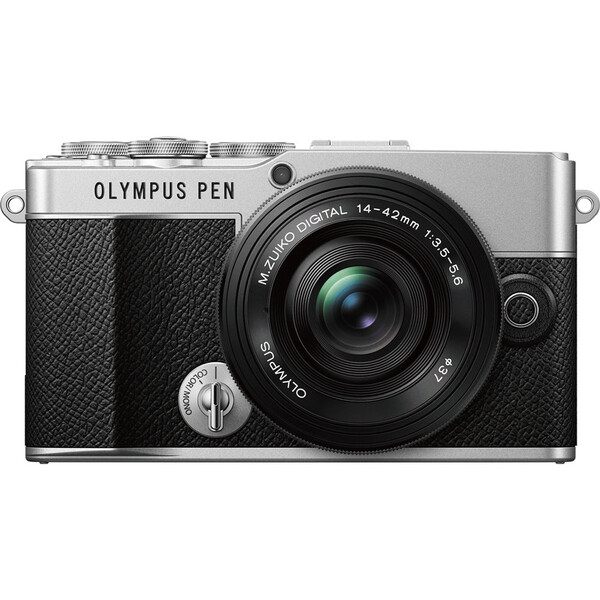 他サイト： 【新品 保証開始済み品】OLYMPUS オリンパス PEN E-P7 14-42mm EZレンズキット シルバーの商品画像
