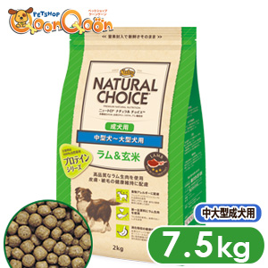 ニュートロ ナチュラルチョイス ラム 玄米 中型犬 大型犬用 成犬用 7 5kg Nutro Natural Choiceの通販はau Pay マーケット ペットショップqoonqoon