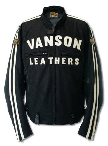 Vanson バンソン メッシュライダースジャケット バイク メンズ 春夏 ブラック ホワイト Lサイズ Vssの通販はau Pay マーケット 東京上野バイク用品専門店カムカム Au Pay マーケット店