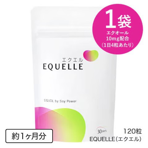 エクオール 大塚製薬 エクエル パウチ 120粒 メール便 正規流通ルート品 健康食品 エクオールサプリメント フェムケア EQUELLE えくおー