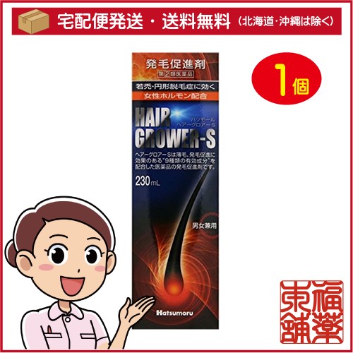 他サイト： 【第(2)類医薬品】ハツモール ヘアーグロアーS(230mL) [宅配便・送料無料] の商品画像