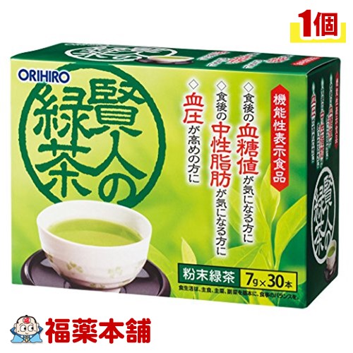 他サイト： オリヒロ 賢人の緑茶(7gx30本入)×4個 [宅配便・送料無料]の商品画像