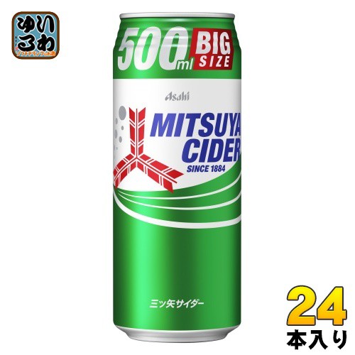 他サイト： アサヒ 三ツ矢サイダー 500ml 缶 24本入 炭酸飲料の商品画像