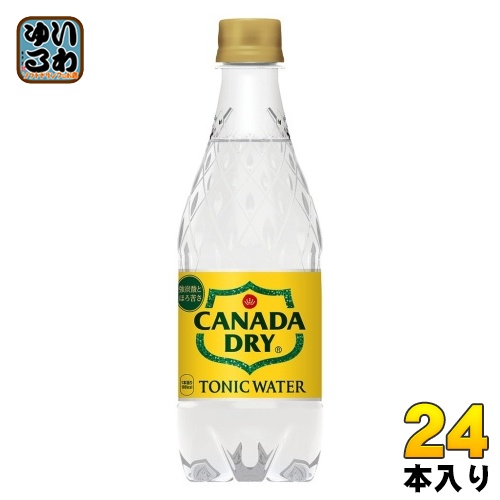 他サイト： コカ・コーラ カナダドライ トニックウォーター 500ml ペットボトル 24本入 炭酸飲料 割材 強炭酸 ほろ苦さの商品画像