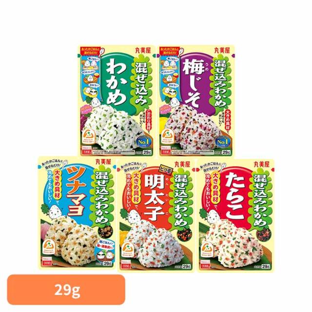 他サイト： 混ぜ込みわかめ 丸美屋食品工業株式会社 ふりかけ 混ぜ込み わかめ おむすび おにぎり ごはん お弁当 朝食 昼食 夕食の商品画像