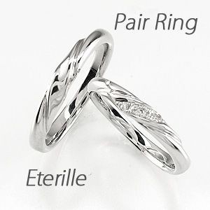 ペアリング ゴールド 18k ダイヤモンド 指輪 結婚指輪 マリッジリング