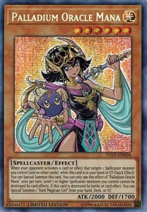 遊戯王 英語 北米版 Tn19 En004 守護神官マナ Palladium Oracle Mana プリズマティックシークレットレア ランクaの通販はau Pay マーケット トレカ道