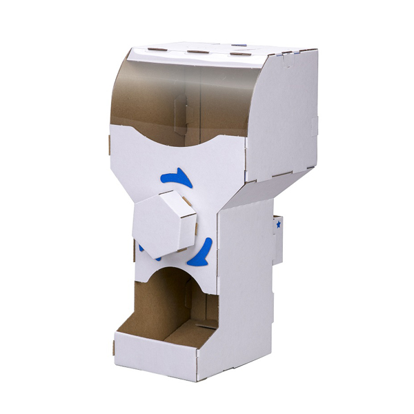 他サイト： ハコモ ダンボール工作キット hacomo WOW カプセルガチャ THM-4492【メール便可】の商品画像