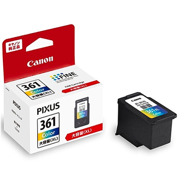 他サイト： 【純正インク】キヤノン(CANON) 純正インク BC-361XL インクカートリッジ 3色カラー BC-361XL【送料無料】の商品画像