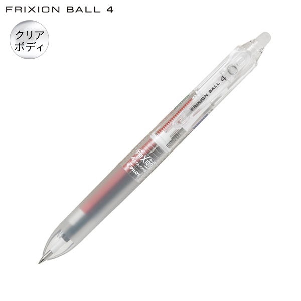 他サイト： PILOT パイロット FRIXION BALL4 フリクションボール4 038 透明ボディ LKFB-80UF-NC【メール便の商品画像
