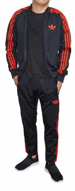 アディダス Adidas オリジナルス スーパースター トラックジャケット パンツ セットアップ 黒 赤 ジャージ Originals ブラックの通販はau Pay マーケット Ranunculus