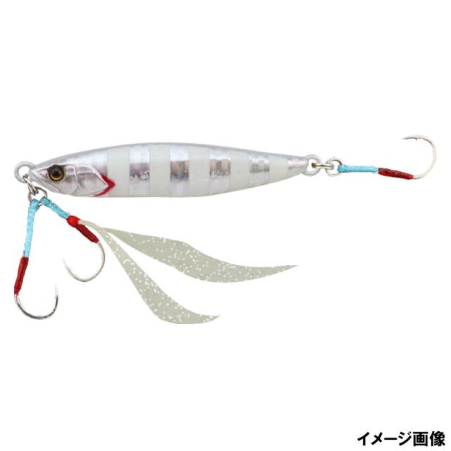 他サイト： ジャッカル ジグ フラッグトラップ 80g グローストライプ/ボーダーホロ スーパーライトジギングの商品画像