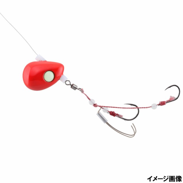 他サイト： ジャッカル ビンビンテンヤ鯛夢遊動 5号 スパークレッド【ゆうパケット】の商品画像