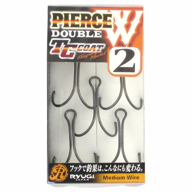 他サイト： ささめ針 リューギ ピアスダブル HPW060 #2 ブラックの商品画像