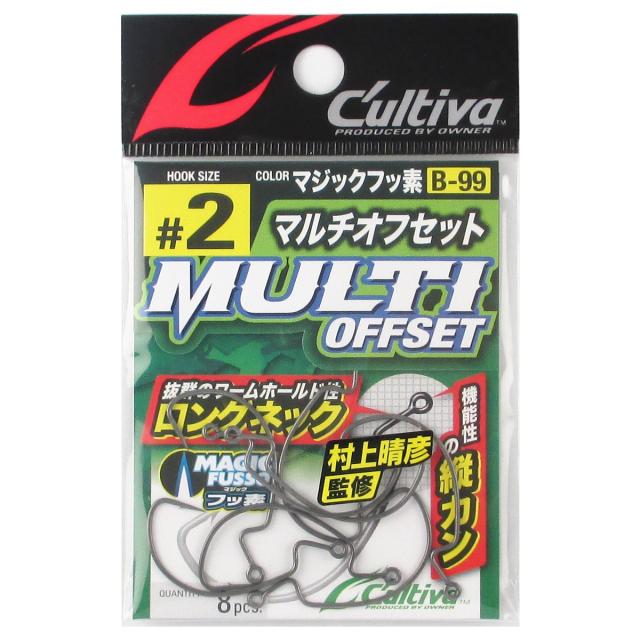 他サイト： オーナー カルティバ B-99 マルチオフセットフック #2 マジックフッ素 11799【ゆうパケット】の商品画像