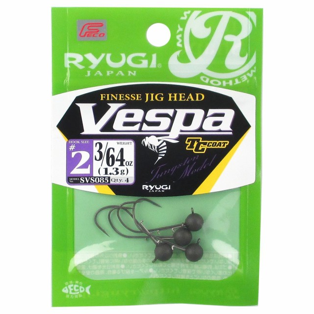 他サイト： ささめ針 リューギ ヴェスパ SVS085 3/64oz #2【ゆうパケット】の商品画像