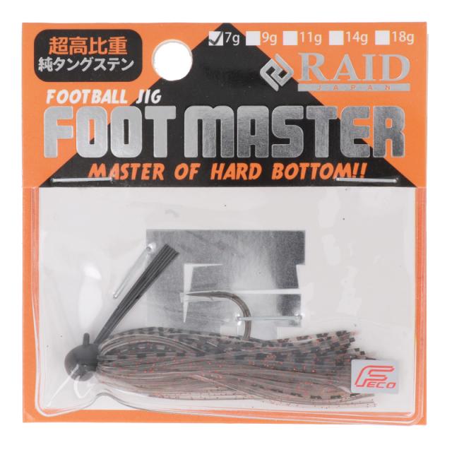 他サイト： レイドジャパン ラバージグ FOOT MASTER 7g 09.ゴーストシュリンプ【ゆうパケット】の商品画像