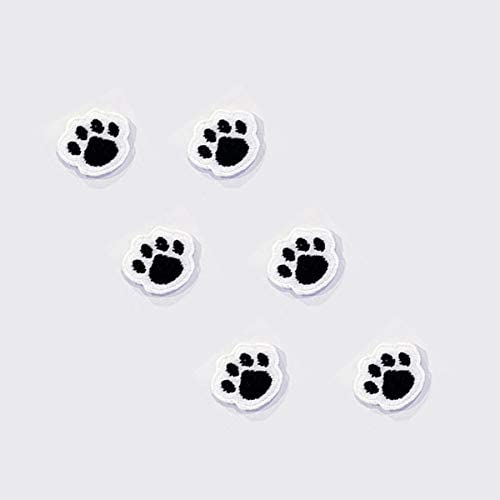 メール便送料無料 刺繍 ワッペン 肉球 黒 6個セット アイロン接着 足跡 犬 猫 イヌ ネコ ペット フェルト アップリケ 飾り マスの通販はau Pay マーケット La Conquete