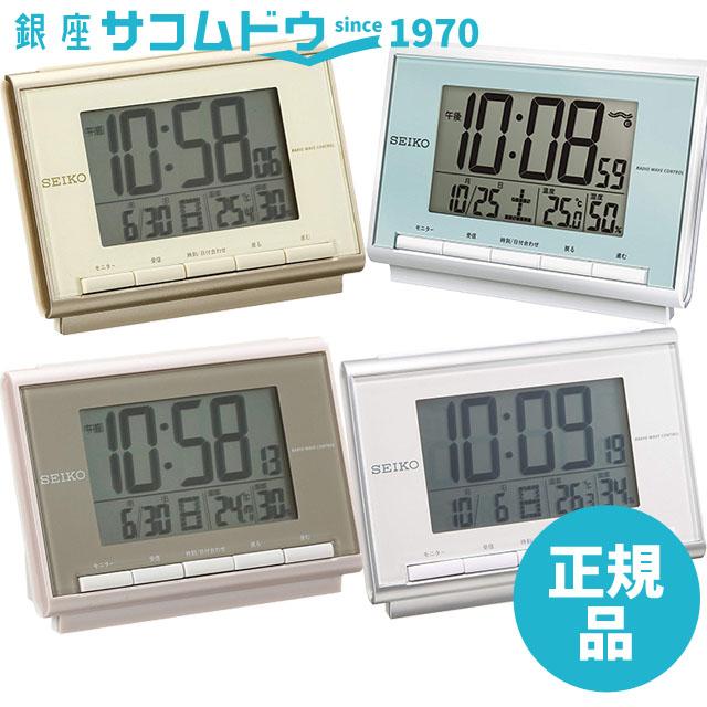 他サイト： SEIKO CLOCK セイコー クロック SQ698S SQ698L SQ698P SQ698C 時計 目覚し時計 デジタル の商品画像