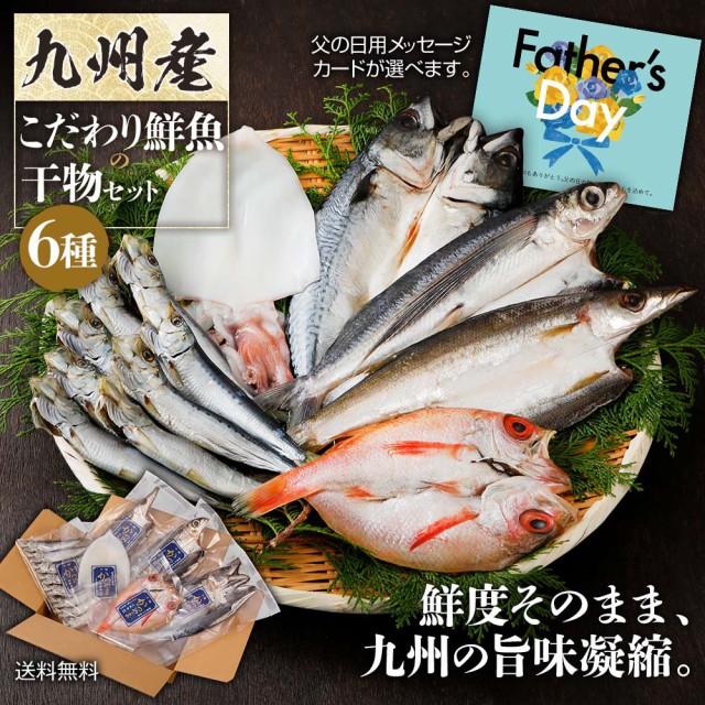 九州産 魚の干物セット6種 