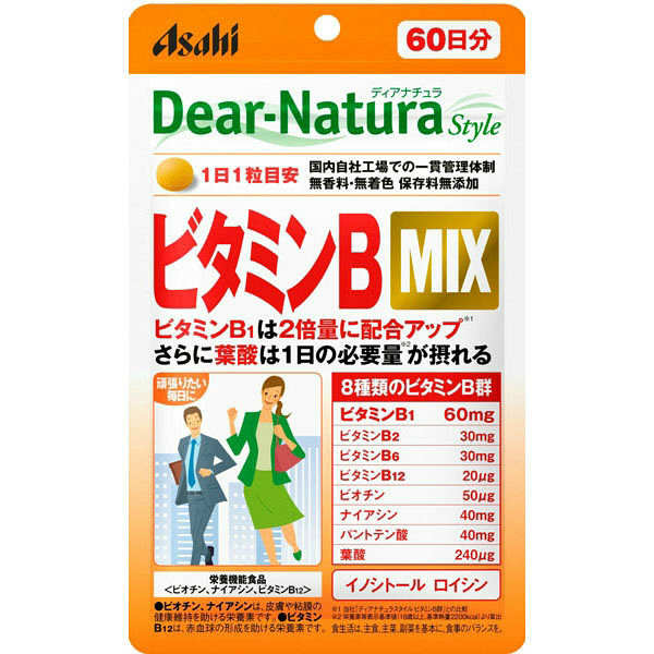 他サイト： ディアナチュラ スタイル ビタミンB MIX60粒(60日分)(送料無料メール便)  038の商品画像