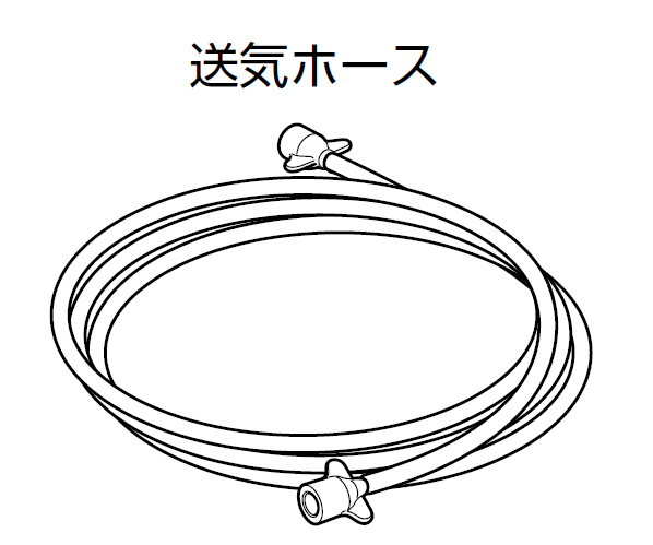 他サイト： <メール便送料無料>オムロン ネブライザ 専用 送気ホース NE-C28-6(NE-C29・C28専用)の商品画像