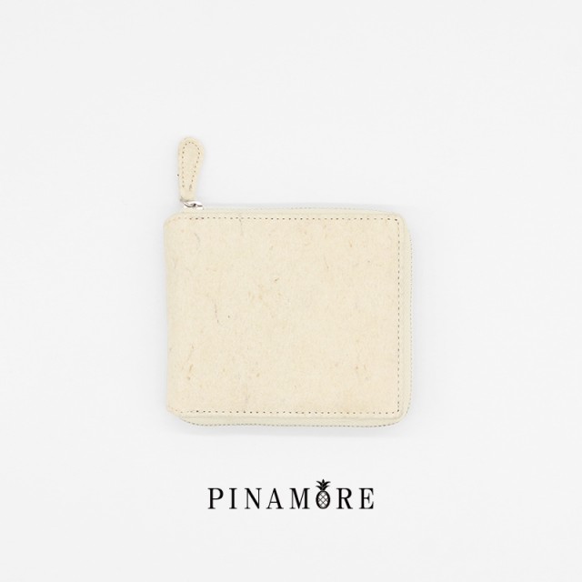 パイナップルから作られた二つ折り財布