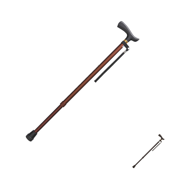 他サイト： ステッキベーシックE 伸縮S・M兼用 WB3754 WB3713 フジホーム (ステッキ 杖 つえ) 介護用品の商品画像