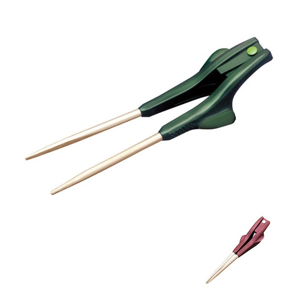 他サイト： 箸ぞうくん S2-6 S2-7 S2-8 S2-9 グリーン長さ20cm 赤長さ19cm 左手用 右手用 ウインド 介護 食器 の商品画像