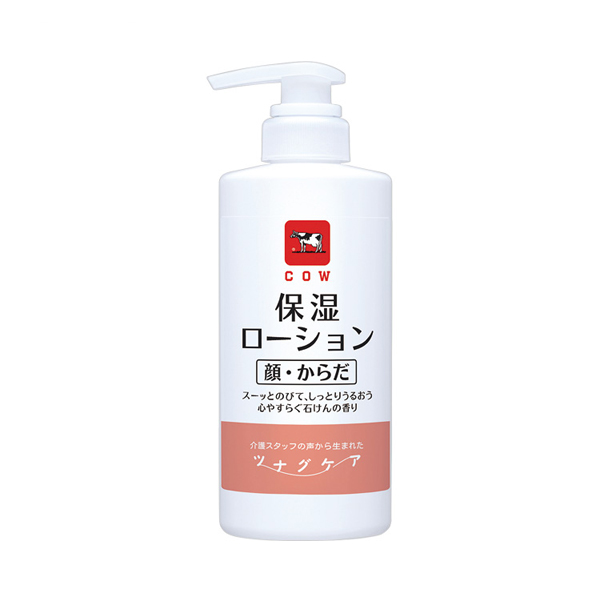 他サイト： ツナグケア 保湿ローション (顔・からだ用) 500mL F0160011 牛乳石鹸 (介護 入浴 保湿 ローション) 介護用品の商品画像