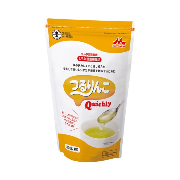 他サイト： 介護食品 とろみ調整 嚥下補助 つるりんこ クイックリー 0636780 800g 森永乳業クリニコ 介護用品の商品画像