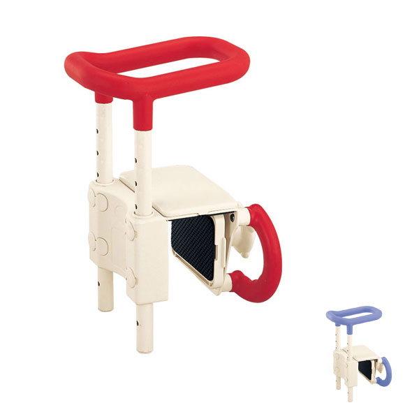 他サイト： アロン化成 安寿 高さ調節付浴槽手すり UST-130(入浴関連 浴室てすり 入浴グリップ 浴槽 手すり)の商品画像