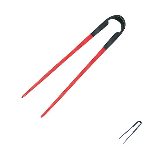 他サイト： ソフトバリアフリーはし HS-H 台和 お箸 介護用はし 軽く使えるトング式 便利用品 介護用品の商品画像